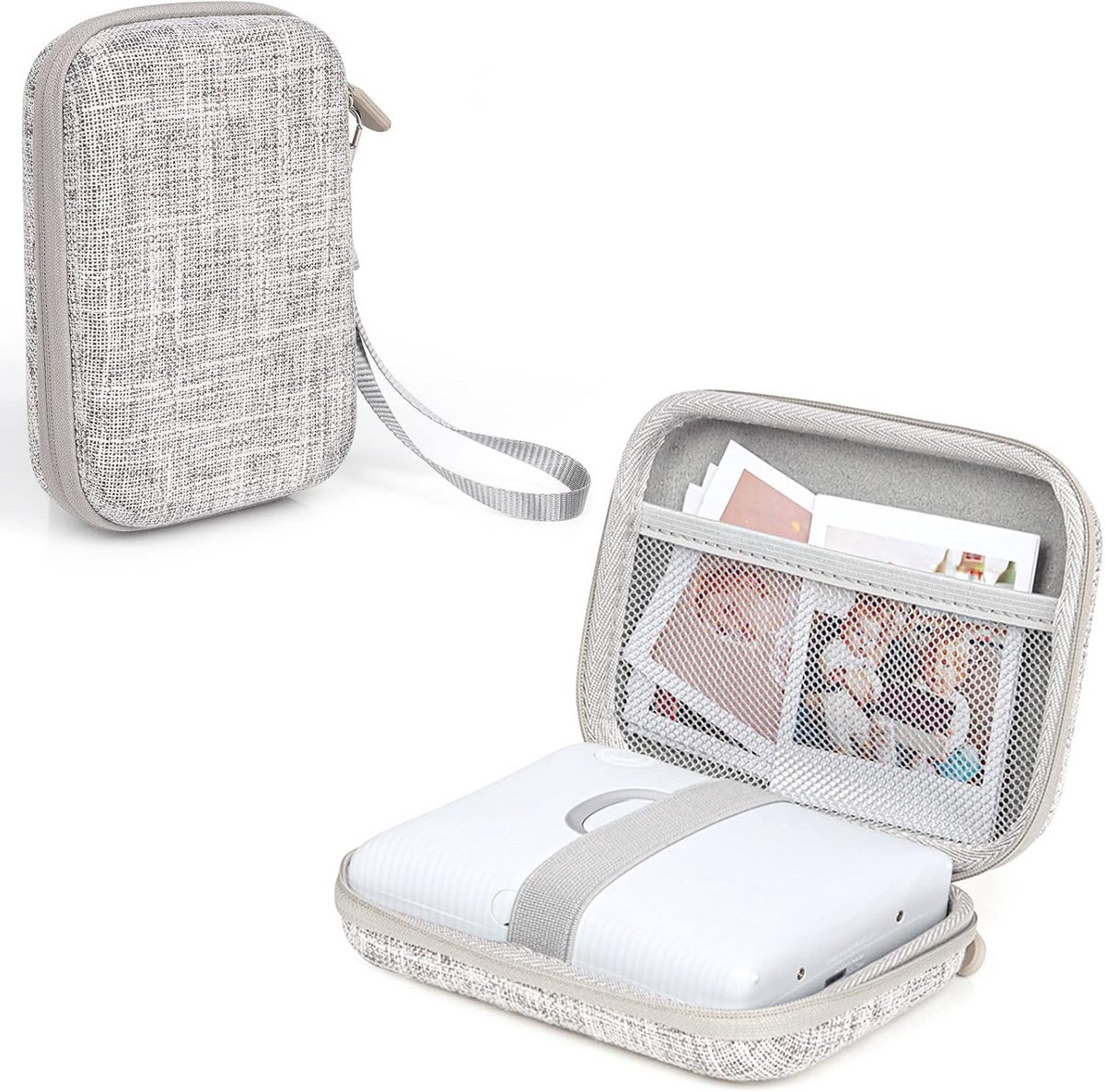 Hard Draagtas voor Fujifilm Instax Mini Link Smartphone Printer met Polsband