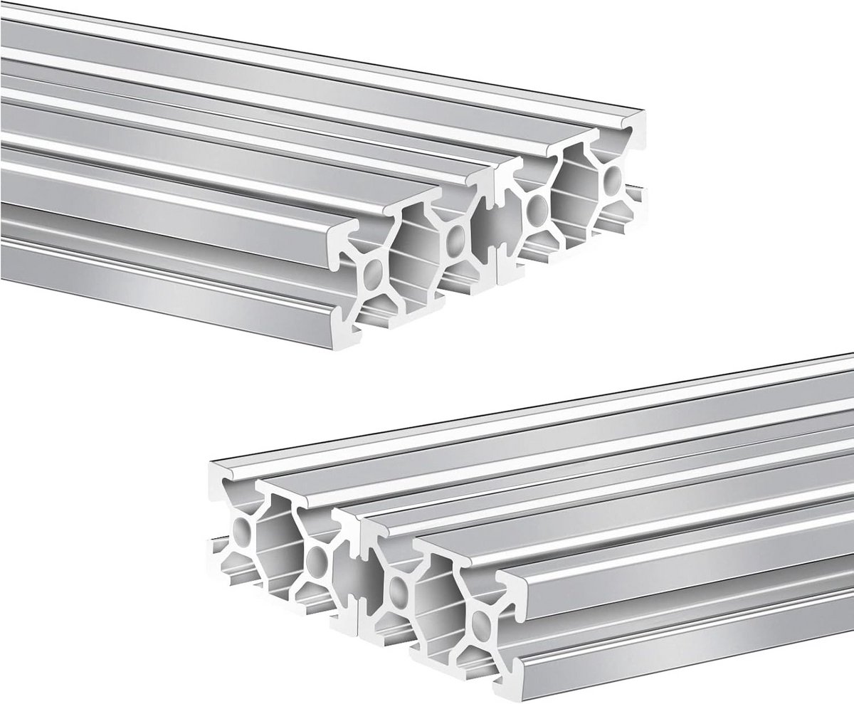 Aluminium Extrusie V Slot 400mm 2020 Geanodiseerd Profiel voor 3D Printer en CNC DIY Apparatuur