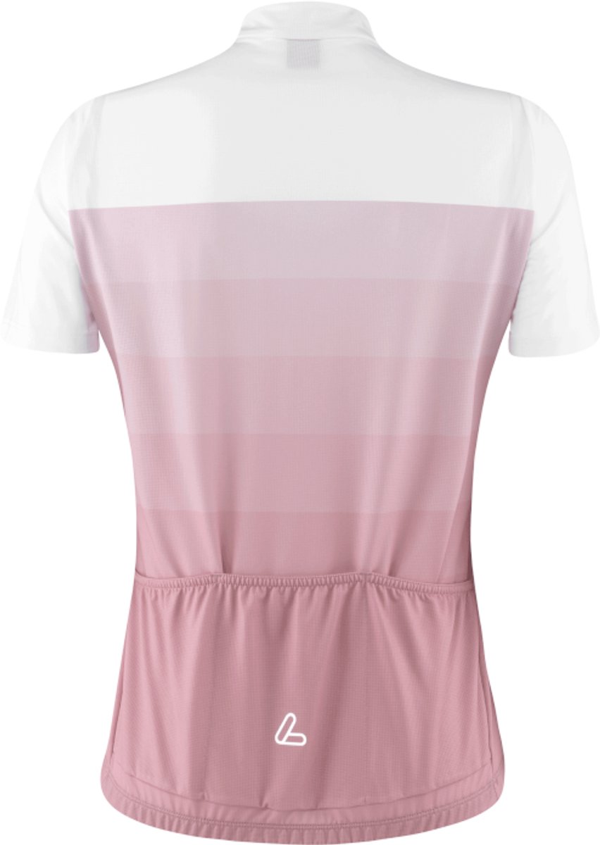 Loeffler fietsshirt korte mouwen W Bike Jersey HZ Rainbow Mid Rosanne - Roze