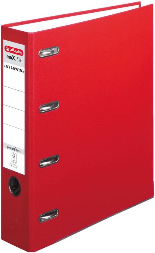 Leitz Plastic dubbele vijl met twee mechanismen (A4, 75 mm, 1 Stuk