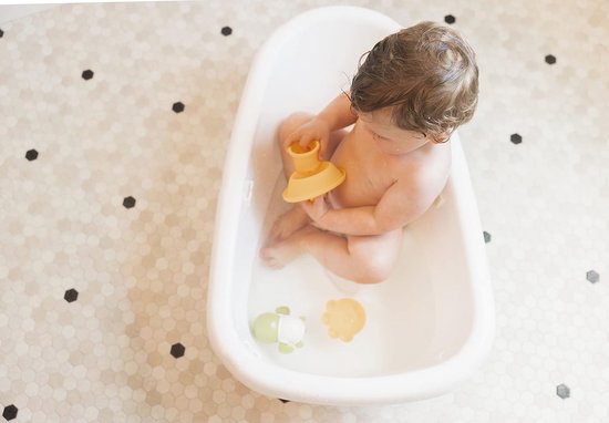 3-in-1 Badkuip voor Baby's met Verstelbare Sling en Drooghaak — afbeelding 5