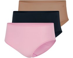 Adidas HIPSTER (3PK) - Sport Active Light Flex Slips – Onderbroek Dames - zwart, beige, roze