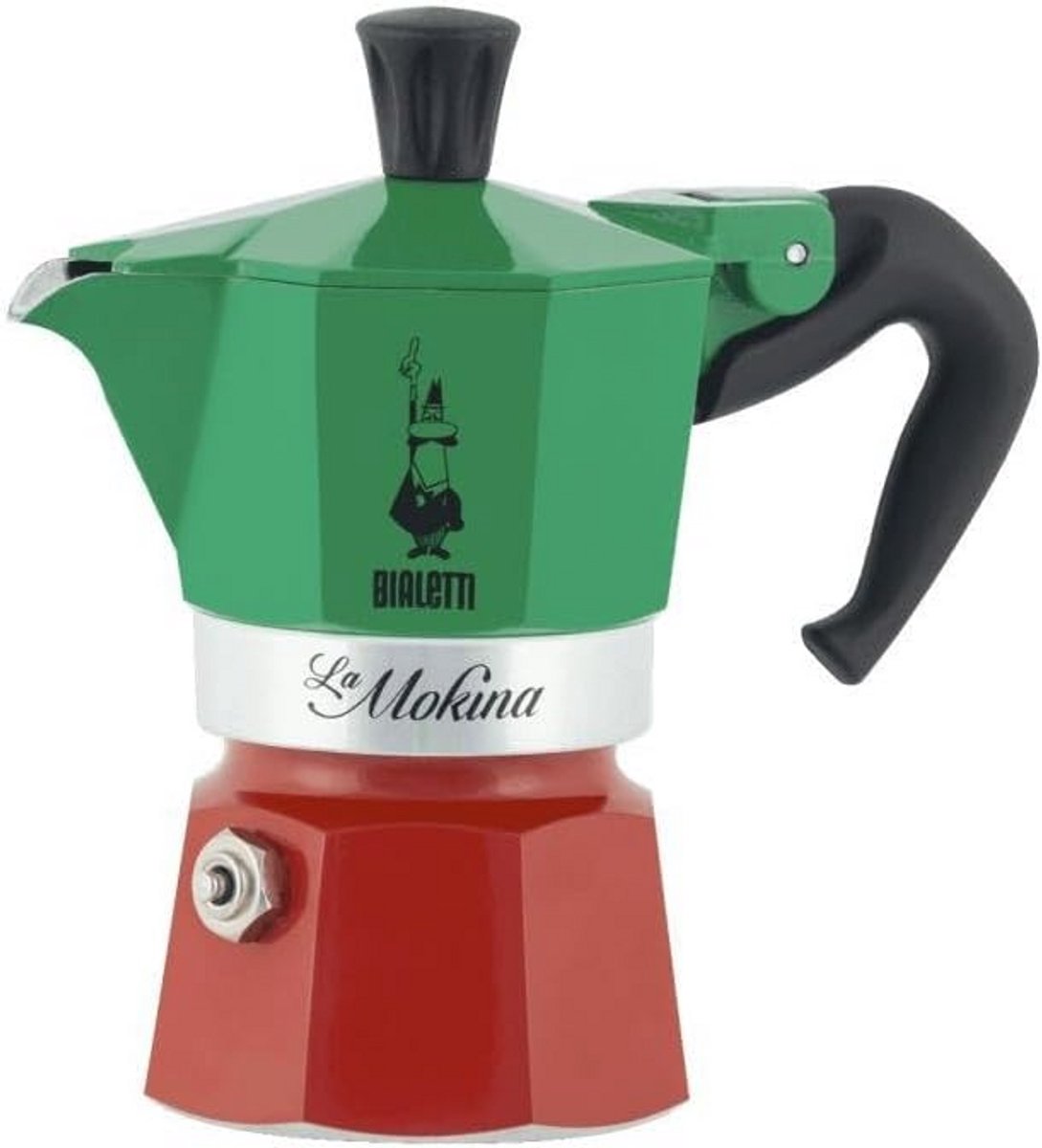 Koffiezetapparaat La Mokina voor 1/2 Kopje - Italiaans Design