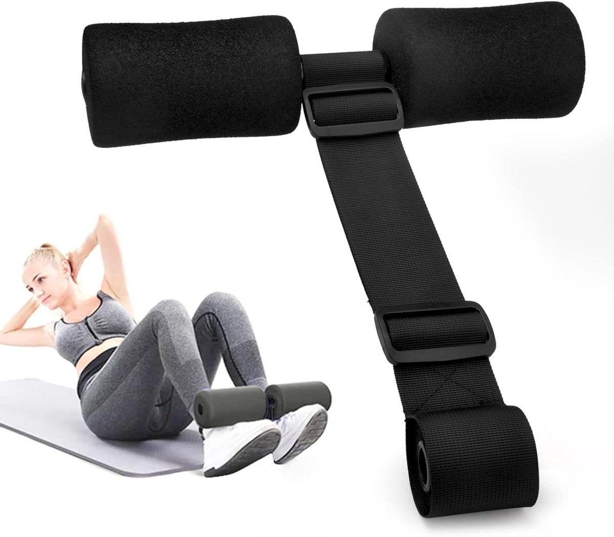 Allecta - Scandinavische Spanband voor Fitness en Reizen met Verstelbare Buikriem
