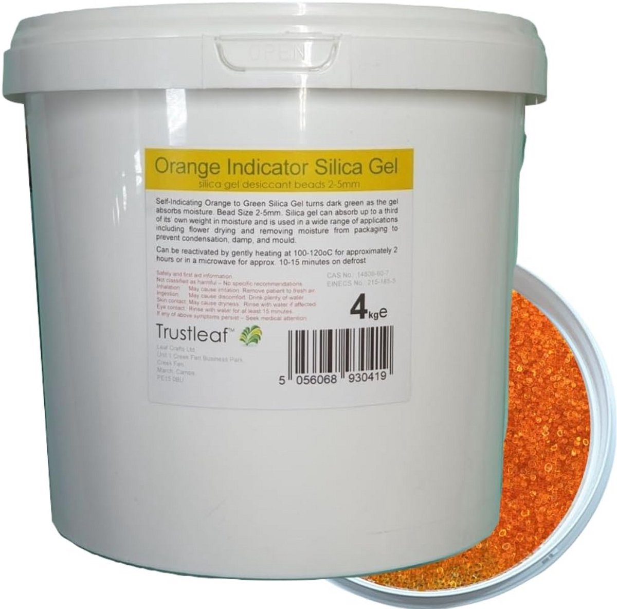 4kg Silica Gel Kralen (2-4mm) - Vochtvreter voor Bloemendrogen en Opslag