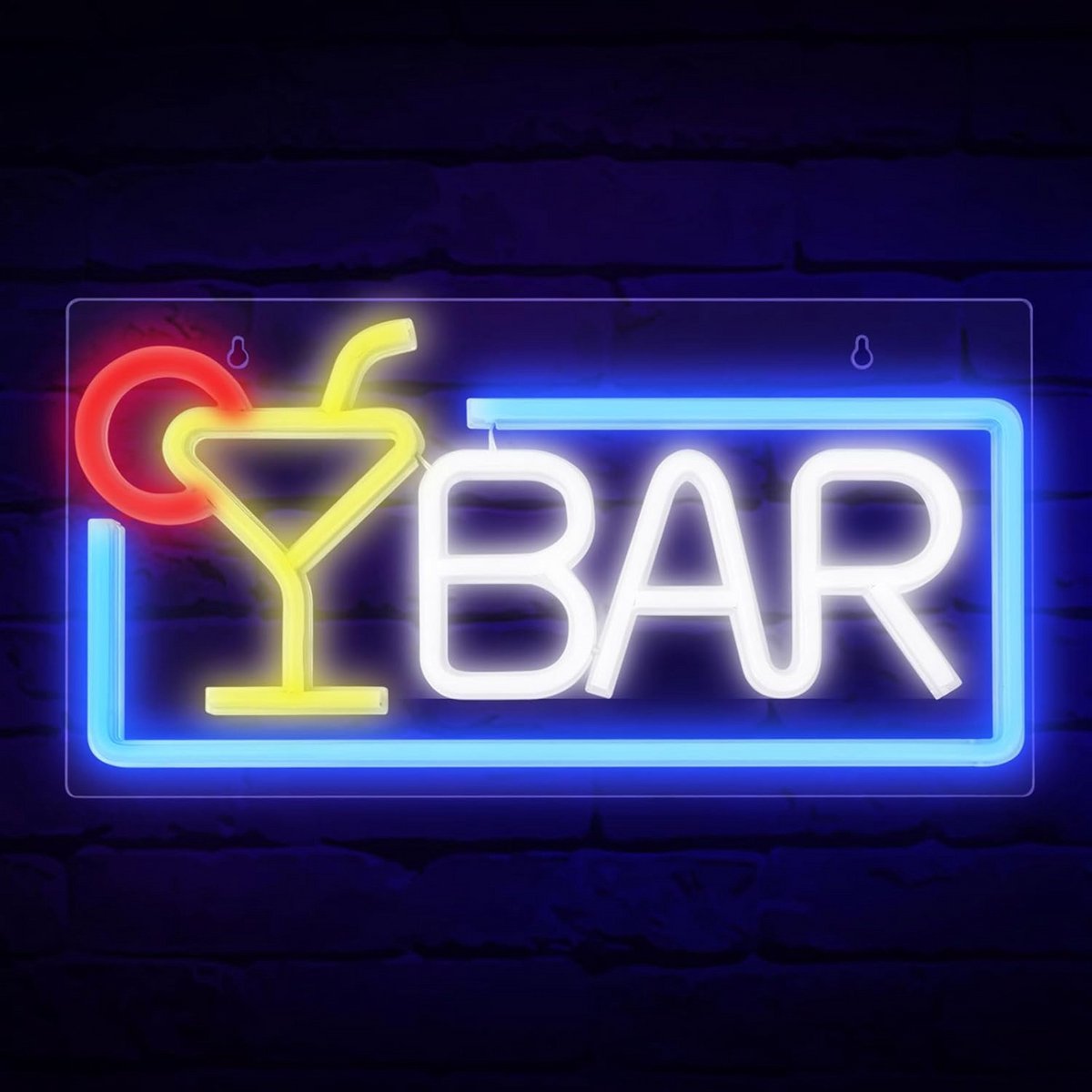LED Neon Wandlamp 'Open Bar' Teken voor Horeca en Thuis