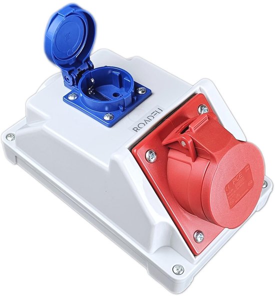 Brennenstuhl Verdeelblok / stroomverdeler 16A met 2m neopreen kabel H07RN-F 5G1,5