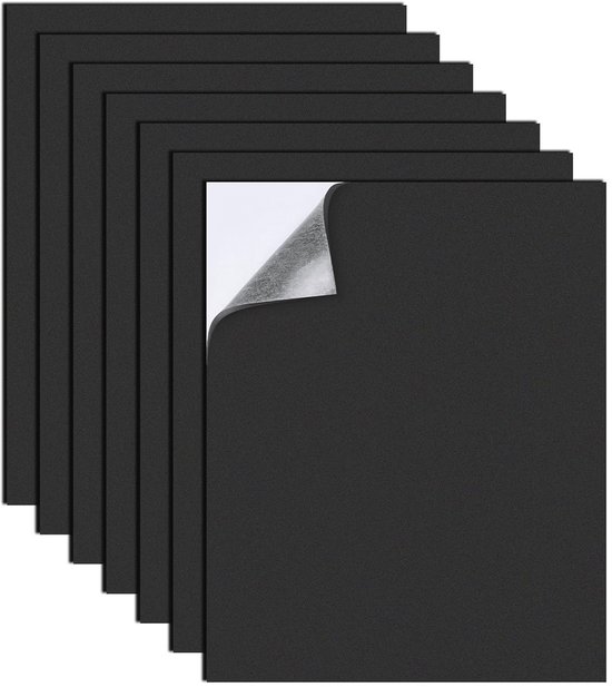 12 Sheets A3 Foam Sheets Black 29.7 x 42 cm EVA Foam Sheets 5mm for DIY Presentations, Shops, Offices and Art Projects