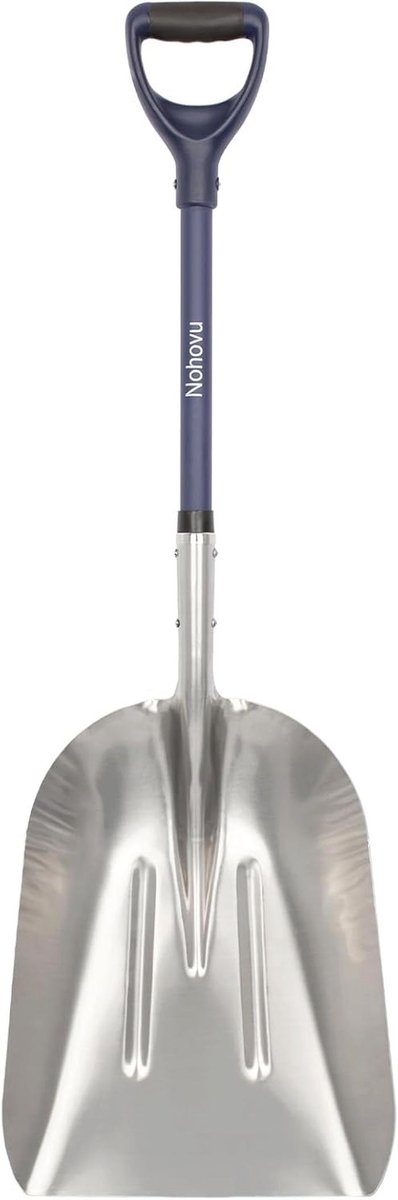 Aluminium Sneeuwschuiver voor Oprit - Grote Capaciteit Sneeuwschep met Glasvezel D-Handvat - 101 cm