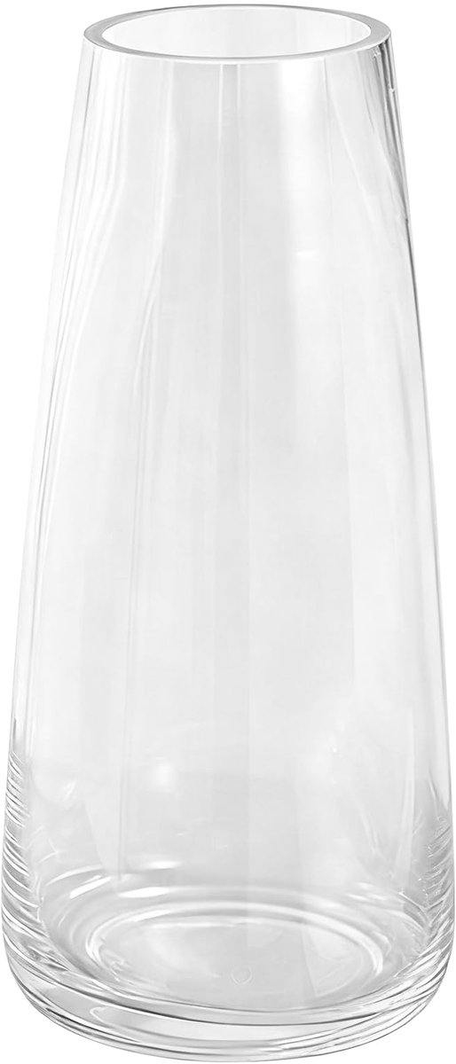 Imperatoris Glazen Vazen / Glazen Flessen – Mini Decoratieve Vaas Flesjes – Helder Glas – Inclusief Strik – 10 x 7 x 22 cm – Transparant