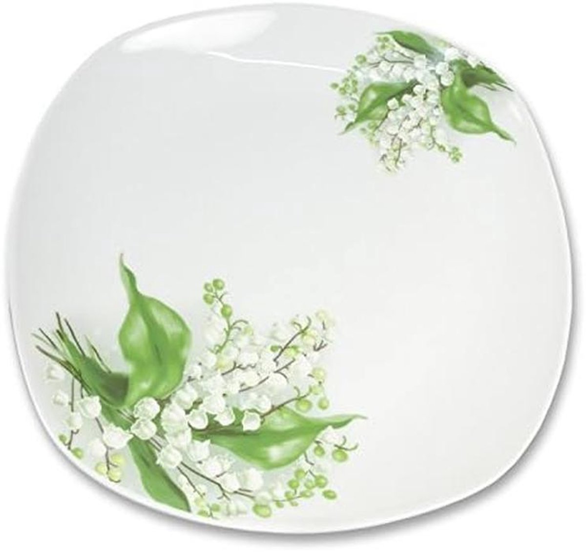 6 borden set lelie plat Ø 26 cm