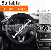 Carodi Koolstofvezel lederen autostuurhoes voor Tesla Model 3 / Model Y stuurhoes