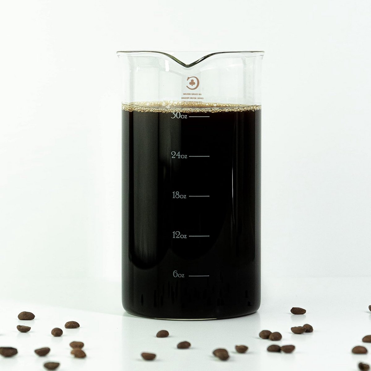 Vervangend Glas voor Cafetière van Borosilicaat - 1 Liter (34 oz) Hittebestendige Karaf