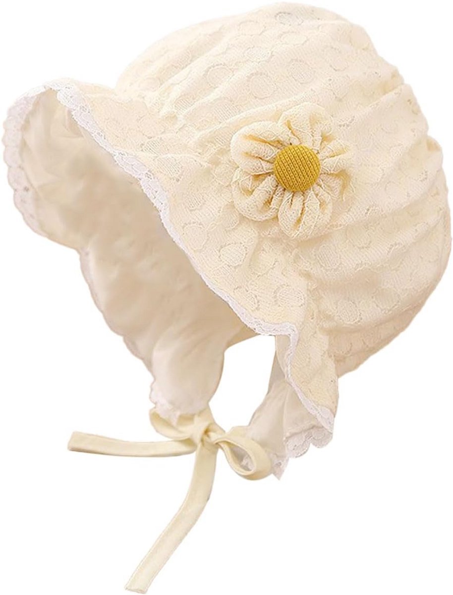 Schattige Baby Zonnehoed met Bloemen of Konijn voor Meisjes en Jongens