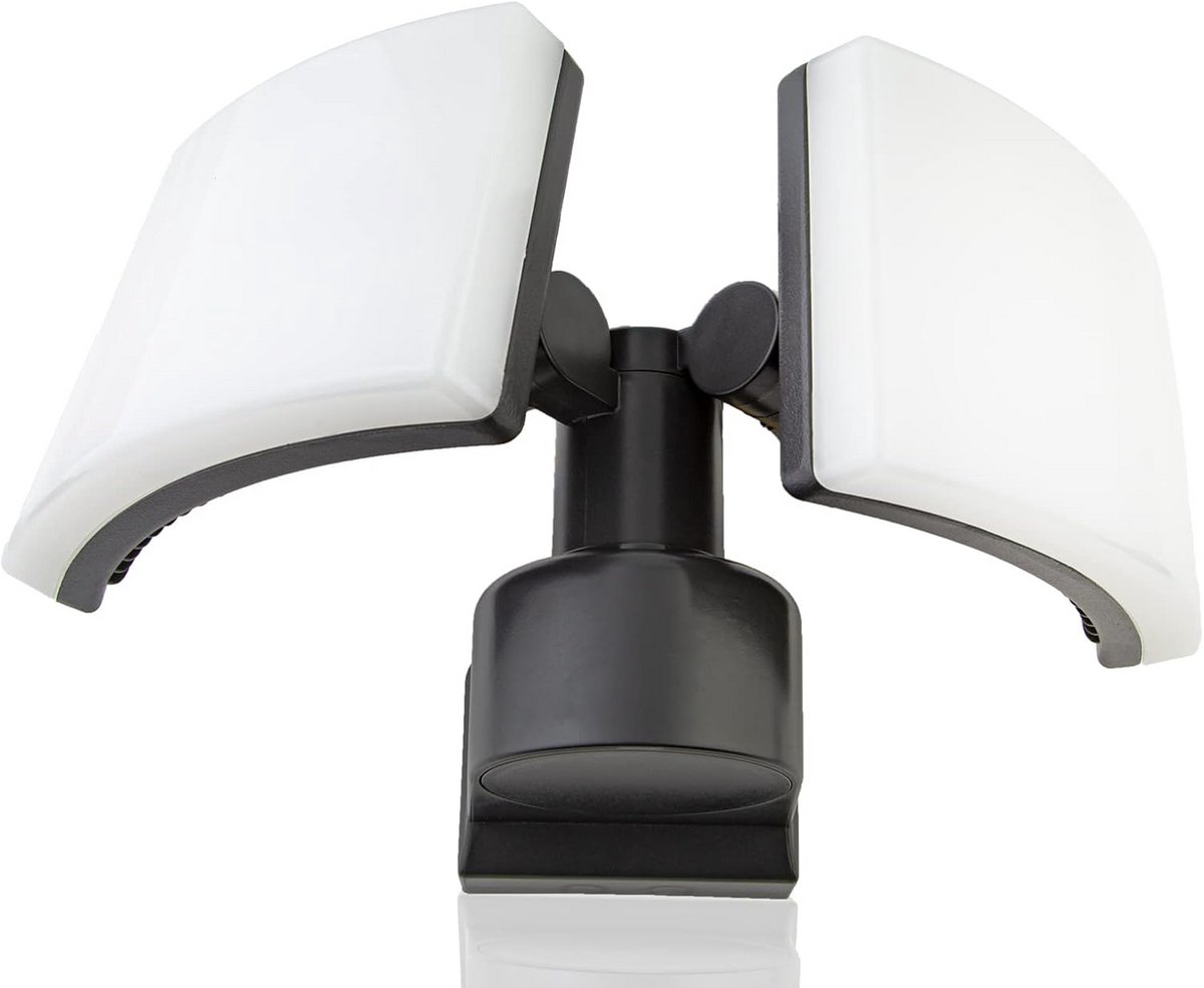 Krachtige LED Buitenlamp 40W 4400lm voor Wand- en Hoekopstelling - IP65 Antraciet