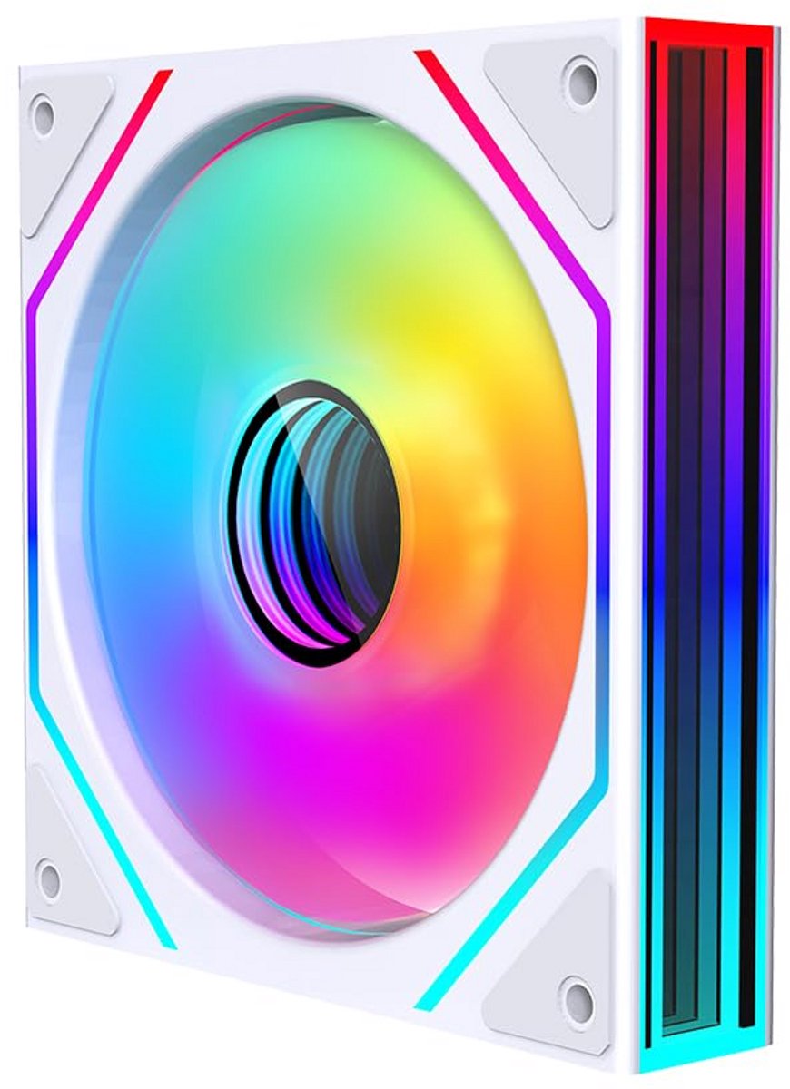 PC Ventilator 120MM ARGB met Infinity Mirror Effect - Hoge Snelheid PWM Koeling