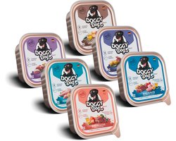 Hondenvoer Paté Mix - 6x150g - Ideaal voor Gevoelige Maag en