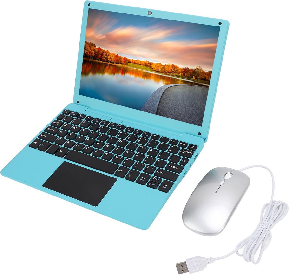 Draagbare 10,1 Inch Laptop met Android 12.0 Quad Core voor Studie en Werk