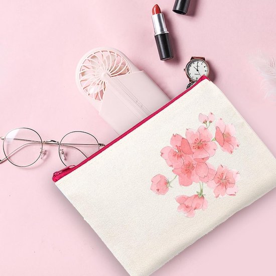 Doe-het-zelf blanco stoffen tas, etui om te beschilderen, 10 stuks cosmeticatas, pennenetui, kleine make-uptas, voor het opbergen van schrijfwaren en reis-cosmeticatas, wit set, Medium, Minimalistisch Doe-het-zelf blanco stoffen tas, etui om te beschilderen, 10 stuks cosmeticatas, pennenetui, kleine make-uptas, voor het opbergen van schrijfwaren en reis-cosmeticatas, wit set, Medium, Minimalistisch