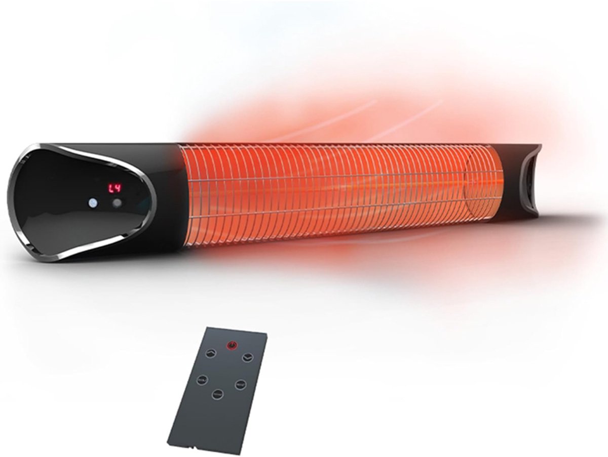 Infrarood Heater - Terrasverwarming - Buiten Verwarmen - Met Bewegingssensor - 2000W - Zwart