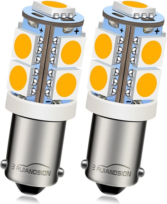 BA9S LED Lamp Automotive Interieurverlichting Kentekenplaat 12V Warm Wit
