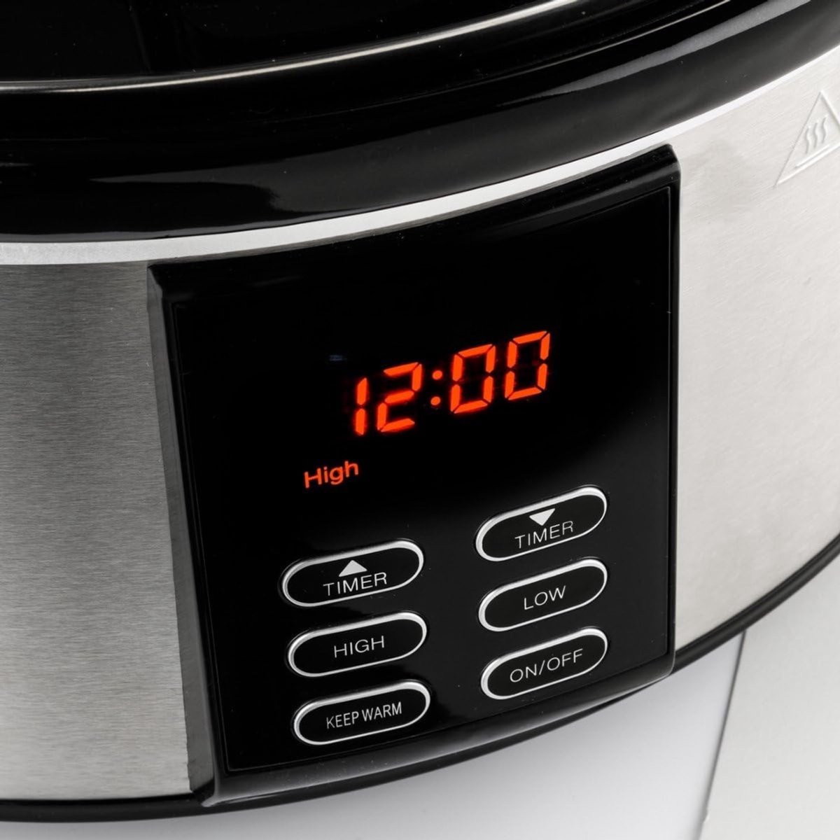 RVV® Slowcooker met Timer 6L Roestvrij Staal - RVV® - €229,95