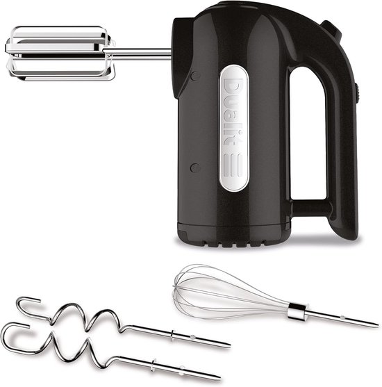 Nedis KAHM110CWT Handmixer 200 W 5-snelheden Turbo-functie Draaikom / 2