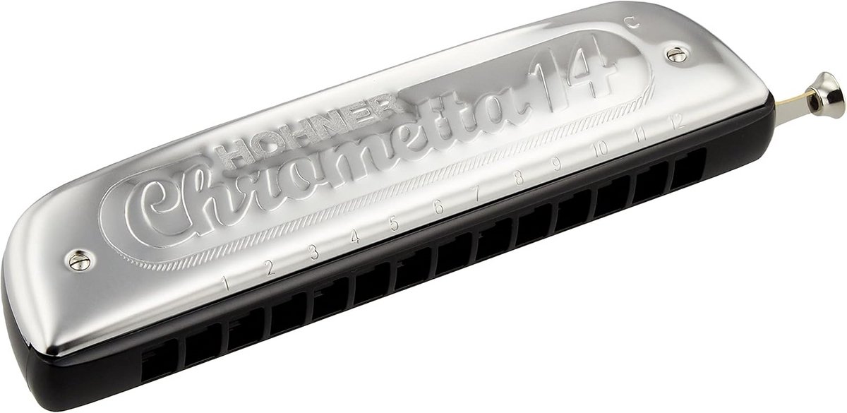 Chromatische Mondharmonica in C - Klassieke Vorm met Uitstekende Klank en Controle