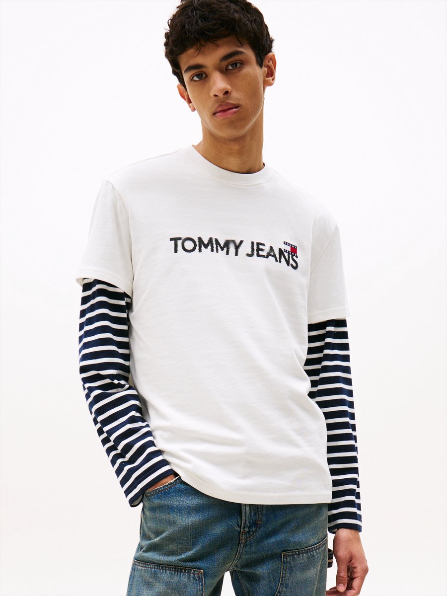 Tommy Jeans PVH Group Heren T-shirts Wit