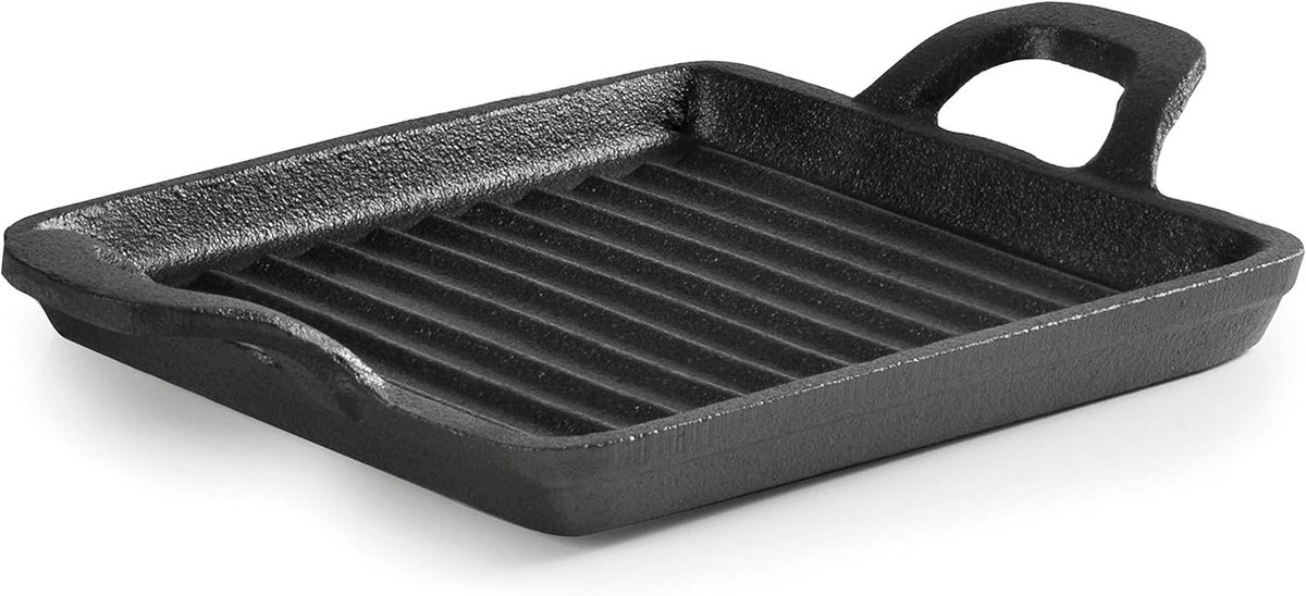 Compacte Rechthoekige Mini Grillplaat Roostersdraad 19,5x14x1,7 cm