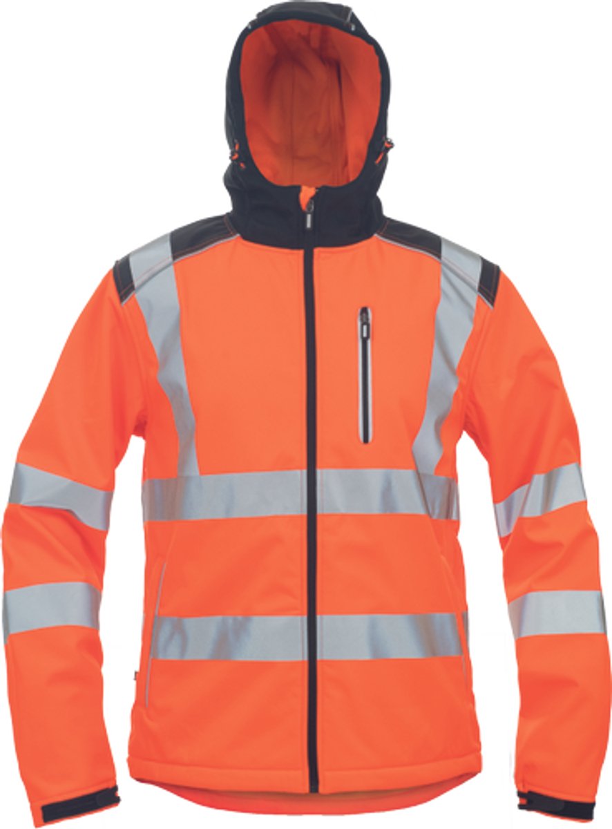 Cerva KNOXFIELD HVPS softshell jas 03010559 Oranje