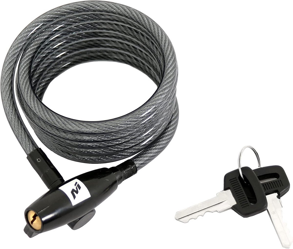 Sterk Spiraalfietsslot met Sleutel - 120 cm Lengte