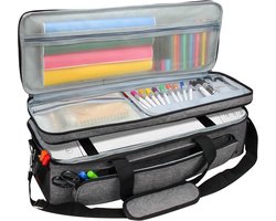 Draagtas voor Cricut Machine - Dubbellaags Opbergtas voor Cricut Explore Air 2 & Maker - Grijs
