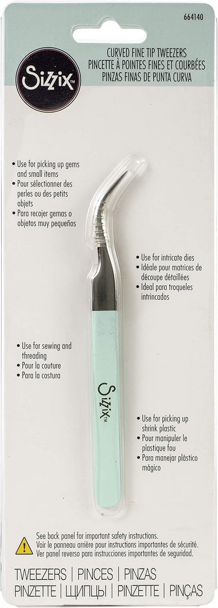 Precisie Pincet met Fijne Gebogen Punt voor Scrapbooking en Kaarten Maken