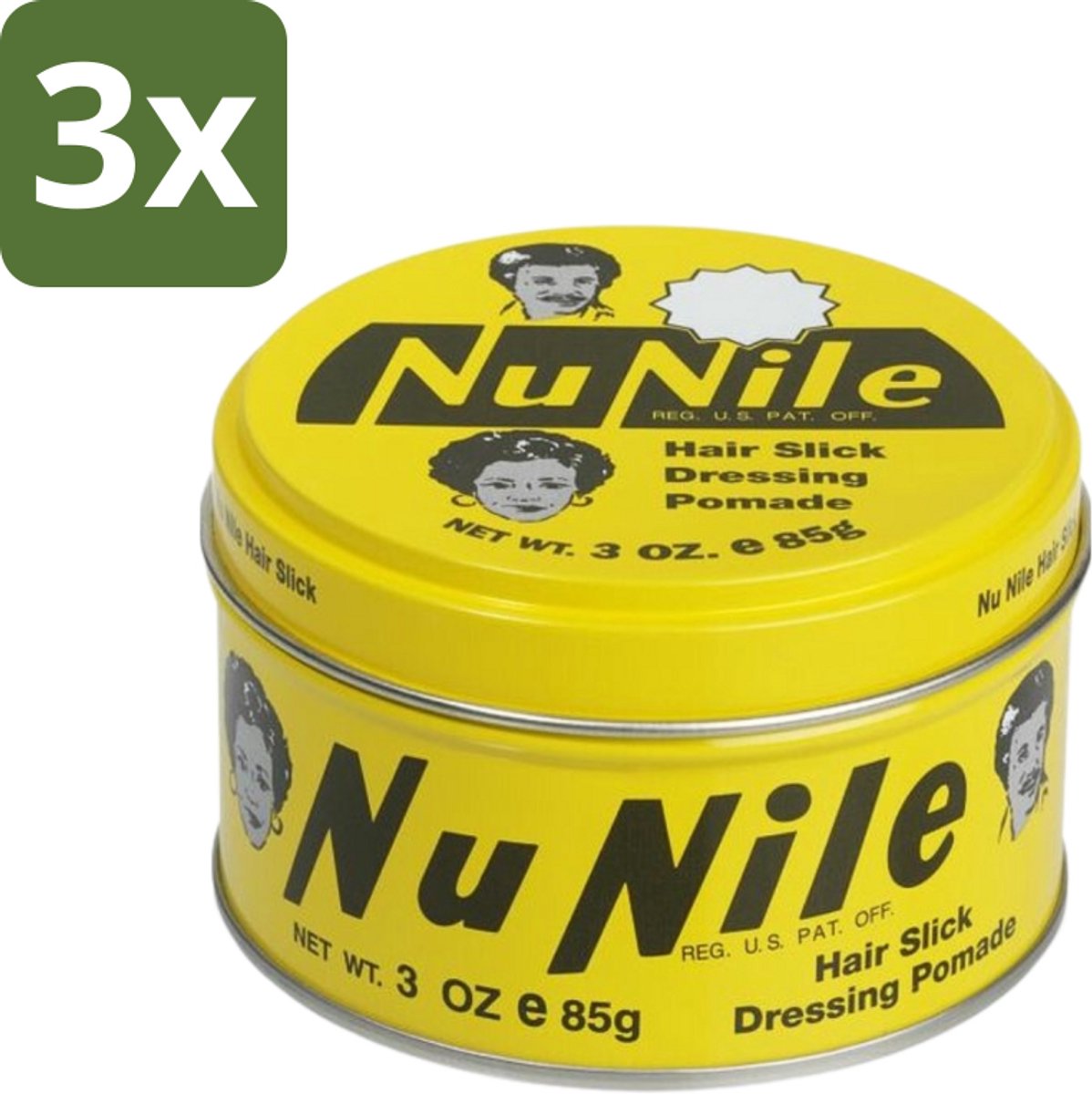 Murray's - Nu Nile - Pomade - Strakke Slick Look - Medium Hold - 85 ml - Bulkverpakking - 3 stuks