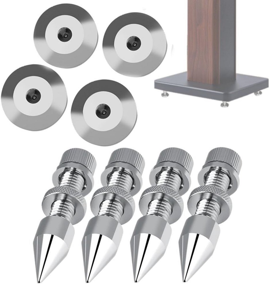 4-delige Speaker Isolatie Punten met Demping voor Hoogwaardige Audio