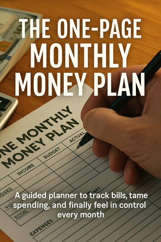 The One-Page Monthly Money Plan - cover