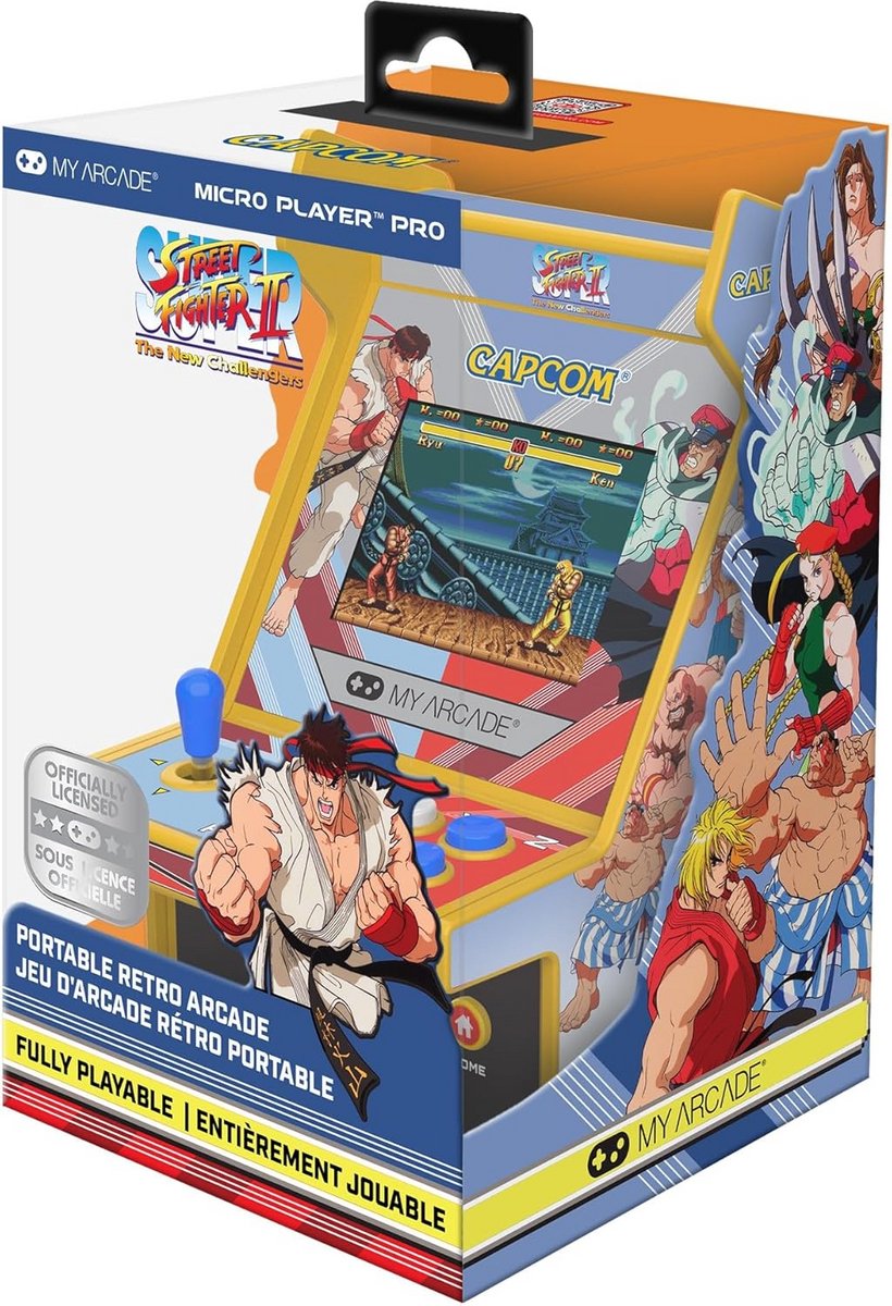 Draagbare Retro Gaming Console met 6,7 inch Scherm - Klassiek Vechtspel