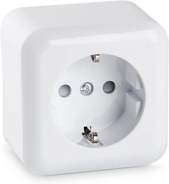 Kopp Stopcontact Maris - 1-voudig Geaard Opbouw Spatwaterdicht