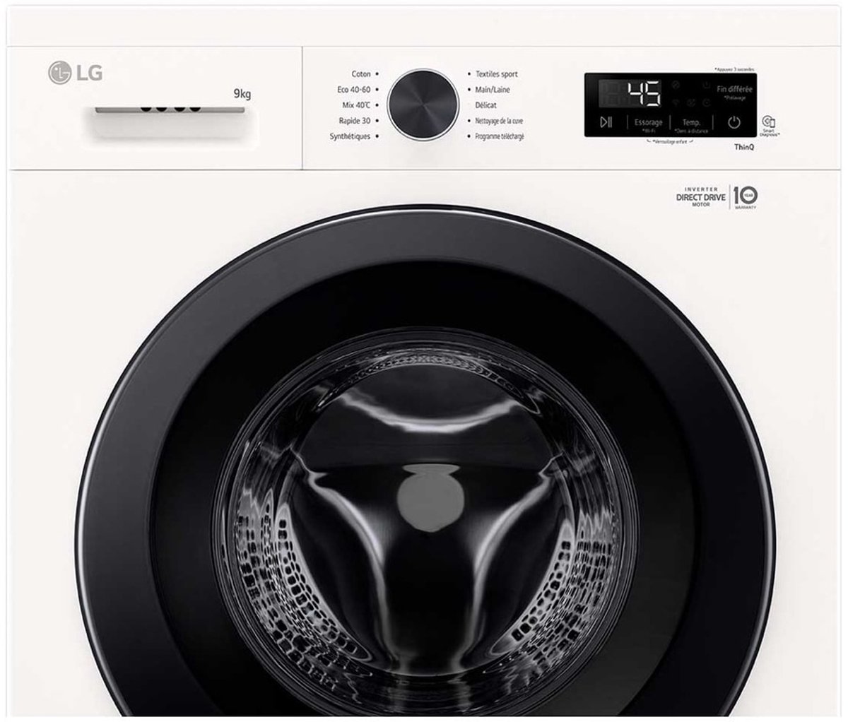 LG F84N15WHSB 8 kg wasmachine met Steam™ thumbnail 2
