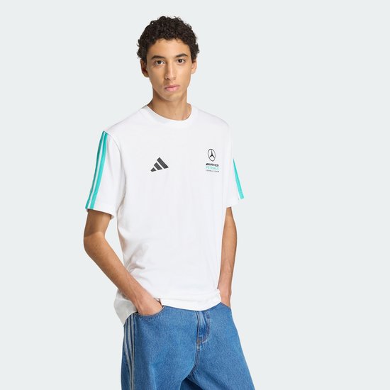 Adidas Performance Mercedes - Amg Petronas Formula 1 Team Dna T-Shirt - Heren - Wit van Merkloos — afbeelding 2
