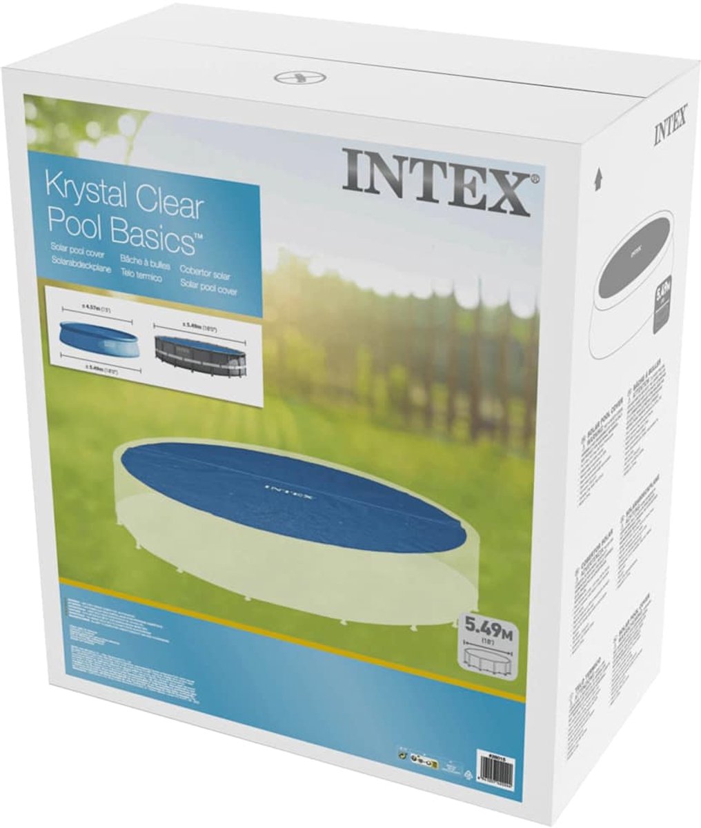 Intex Solar Zwembad Afdekzeil - Easy Set & Frame Zwembad Ø 549 cm — afbeelding 13