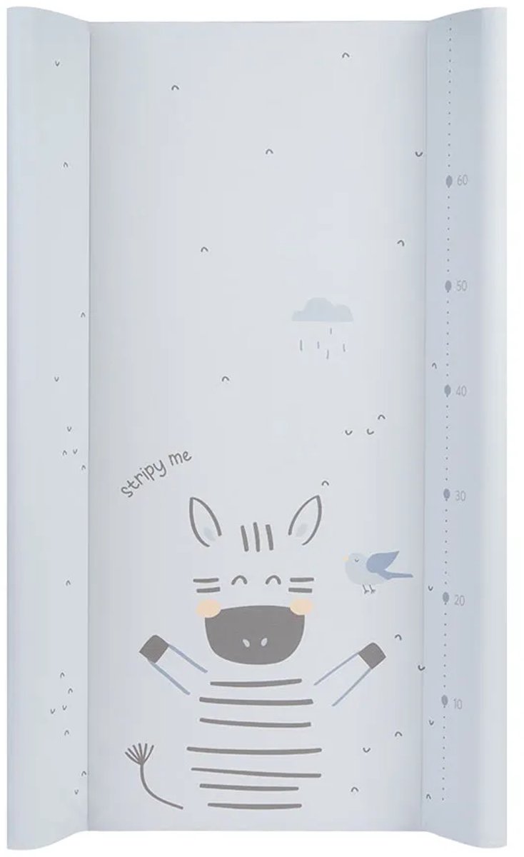 Kikkaboo Stripy Friends Commode 50x80 Cm Wit Kinderen