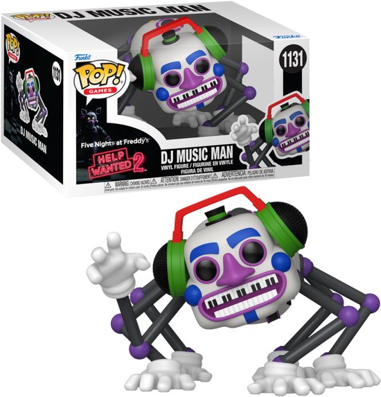 Five Nights At Freddy's DJ Music Man vinylfiguur 1131 Unisex Funko Pop! - Neutraal - Standard