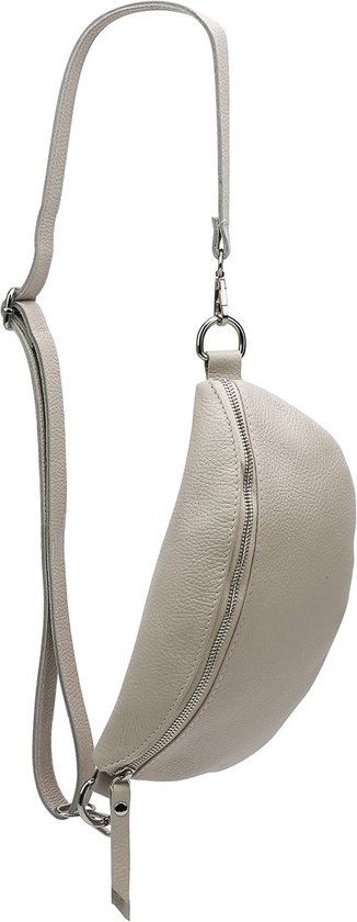 SH Leder ® Marie G528 Heuptas van echt leer, uniseks, voor festivals, reizen, middelgrote crossbody tas, 32 x 17 cm, Medium
