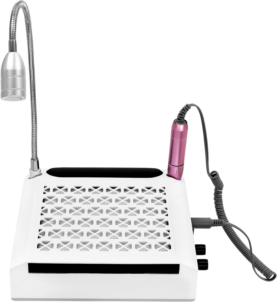 4-In-1 Nagelfrees Met Led-Licht En Nagelfrees 80W 4300rpm Nagelstofverzamelaar Voor Nagelstudio Salon Thuis