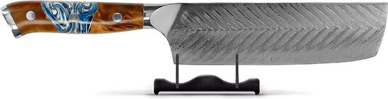 Shinrai Japan Eclipse Series - Damas Nakirimes - 18 cm - Rasoir - Coffret cadeau de Luxe - Design ergonomique