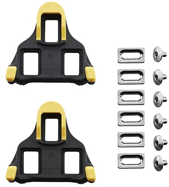 Shimano Sm-sh11 Spd-sl Schoenplaatjes Met 6 Graden Speling Geel