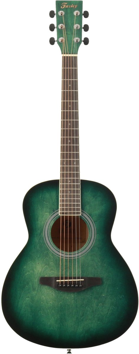 Fazley W55-COL-G-3/4 ColourTune western gitaar groen