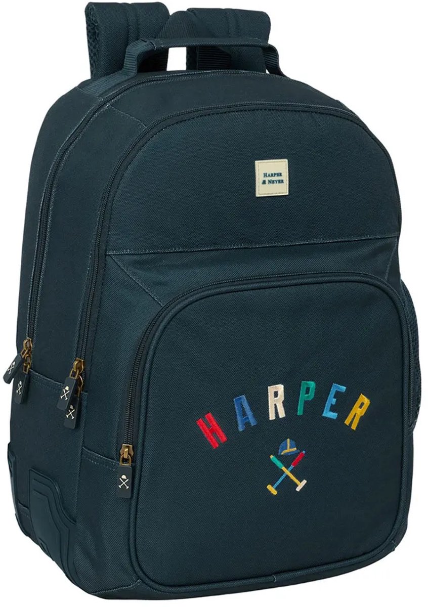 Schoolrugzak Harper & Neyer Marineblauw 32 x 42 x 15 cm